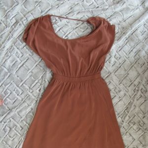 Love 21 Forever 21 Rusty Orange High Low Dress